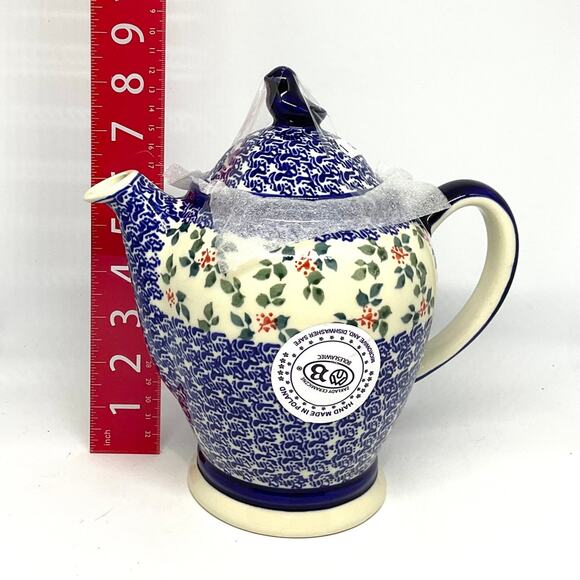 Polish Pottery Teapot Set from Zaklady Ceramiczne Boleslawiec - Picture 5 of 10
